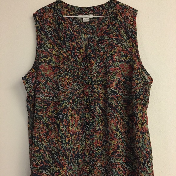 Liz Claiborne Tops - Liz Claiborne Blk Floral Blouse - 3X